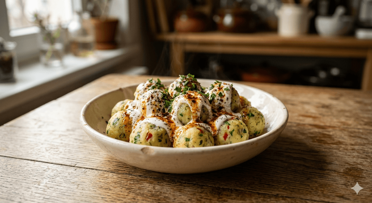 Yoğurtlu Patates Topları